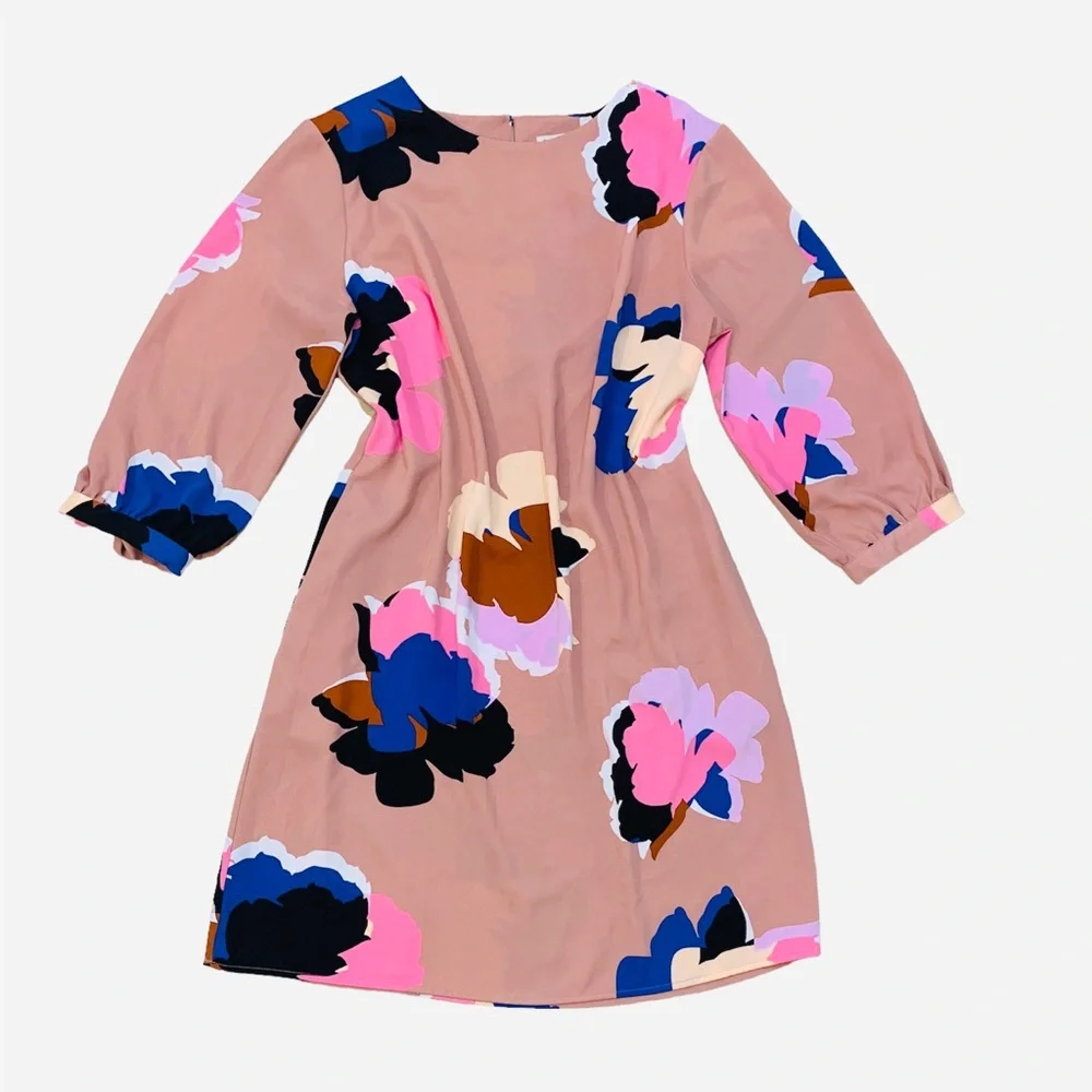 A New Day Chiffon Floral Print Dress - Picture 2 of 6